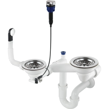 Syfon do zlewozmywaka granitowego 1.5- i 2-komorowego - Space-Saver